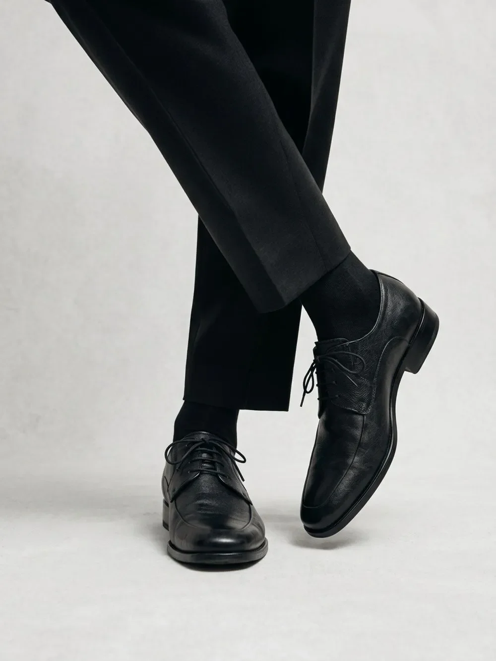 Classic Men's Black Leather Bruno Magli Rammola Shoes